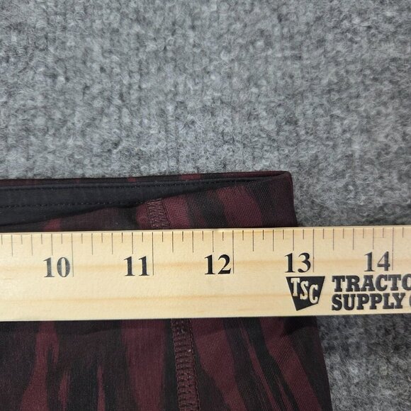 Lululemon Speed Tight IV Leggings Womens 4 Painted Animal Bordeaux Black Running - Picture 8 of 13